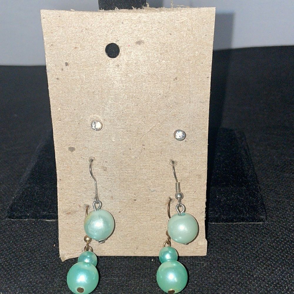 Three sets of earrings